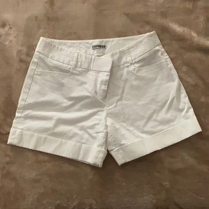 Express White Shorts